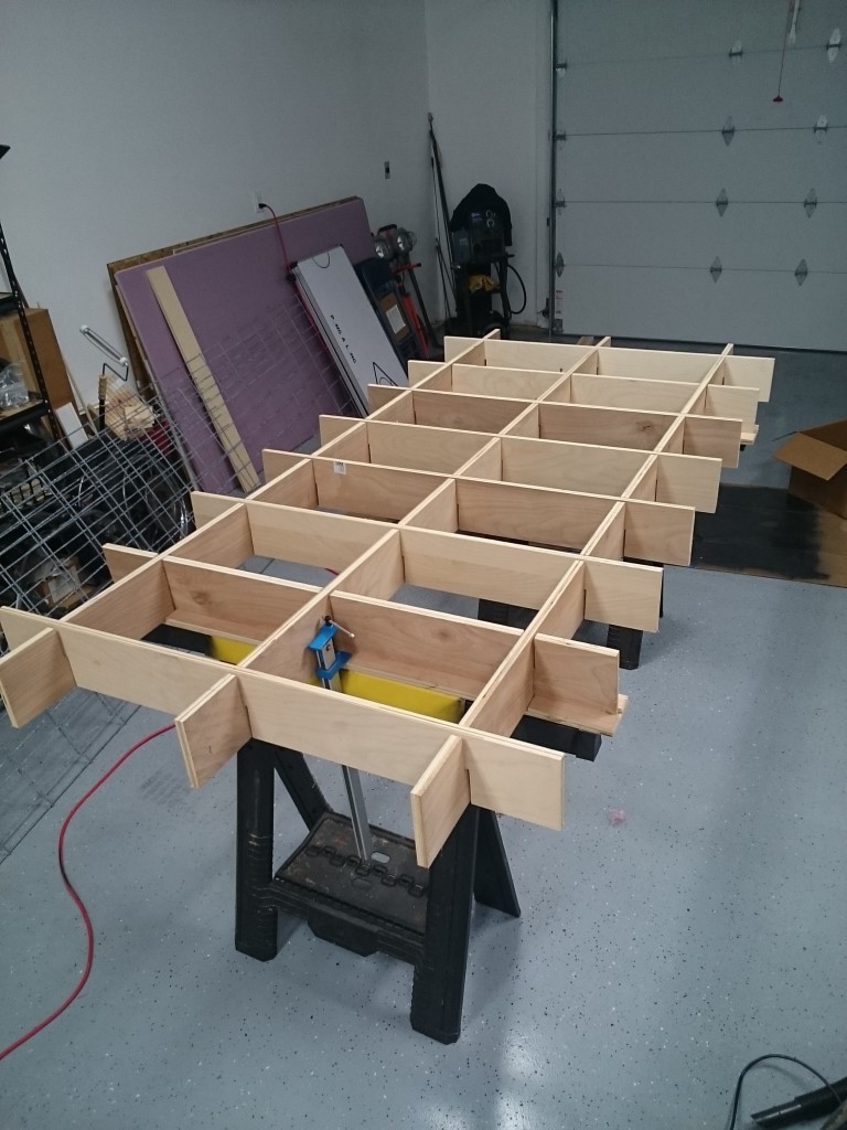 [knockdown] Assembled on Sawhorses